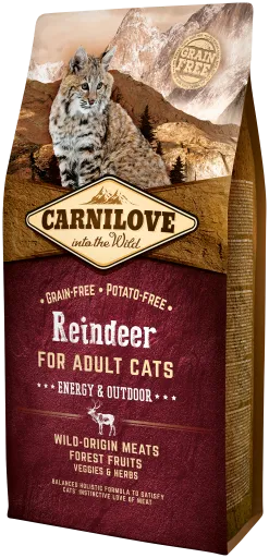 Pienso Natural Adult Reno para Gatos de Exterior 2 Kg