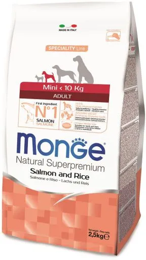 Pienso Adult Mini Salmón y Arroz para Perros Pequeños 2.5 KG