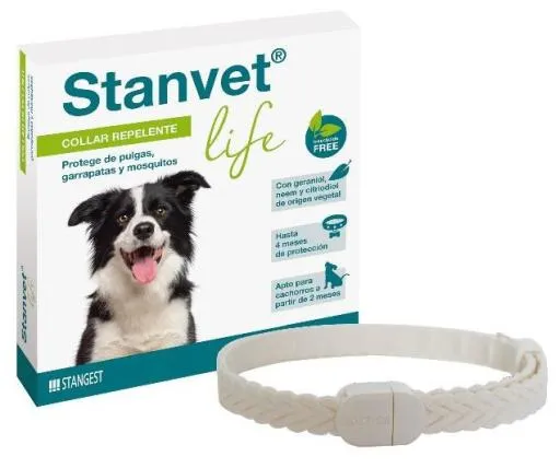 Collar Antiparasitario Stanvet Life para Perros 60 cm
