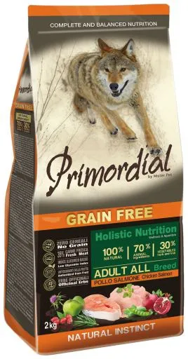 Pienso Grain Free para Perros Adultos de Pollo y Salmón 12 KG
