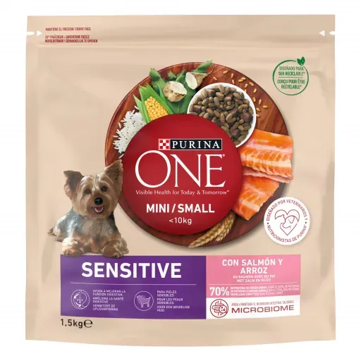 Pienso Mini Dog Delicate Salmon y Arroz 1.5 Kg