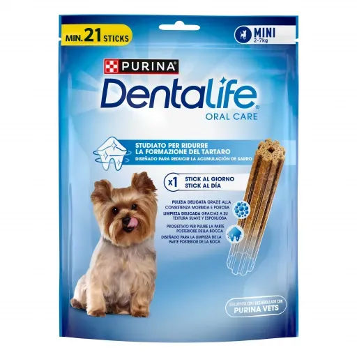 Snack para el Cuidado Bucodental en Perros Mini de 2 a 7 Kg 7 Barritas