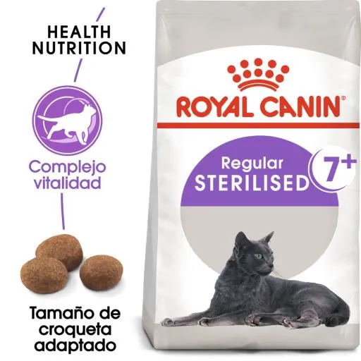 Sterilised 7+ Pienso para Gato Sénior Esterilizado 400 GR
