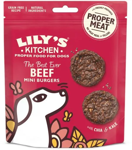 Snack Mini Burguers de Ternera para Perros 70 GR