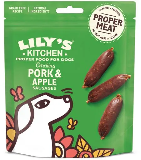 Snack Salchichas de Cerdo y Manzana para Perros 70 GR