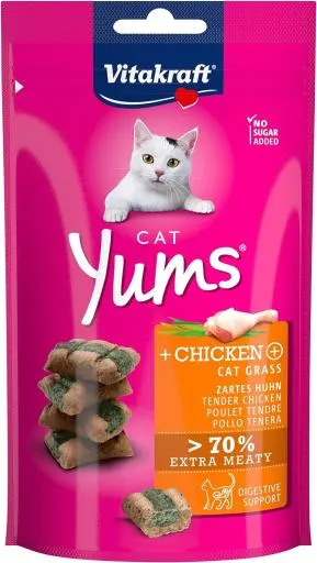 CatYums@pollo con hierba gatera 40 GR