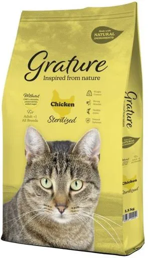 Pienso de Pollo para Gatos Adultos Esterilizados 1.5 Kg