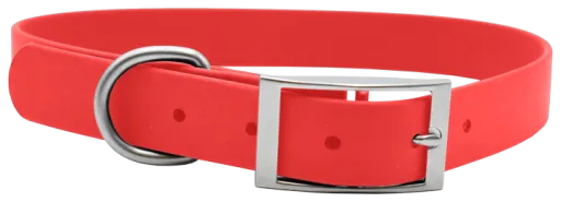 Collar para Perros de PVC Rojo para Perros M