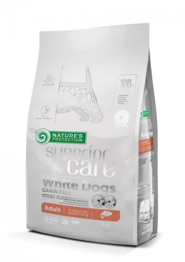 Superior Care White Dogs Grain Free Adult Small and Mini Salmon 1.5 Kg