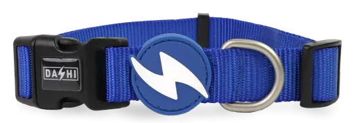 Collar Solid Azul para Perros XS