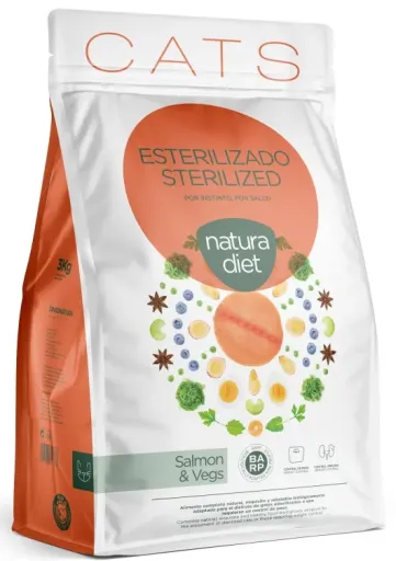 Pienso para Gatos Esterilizados de Salmón 400 GR