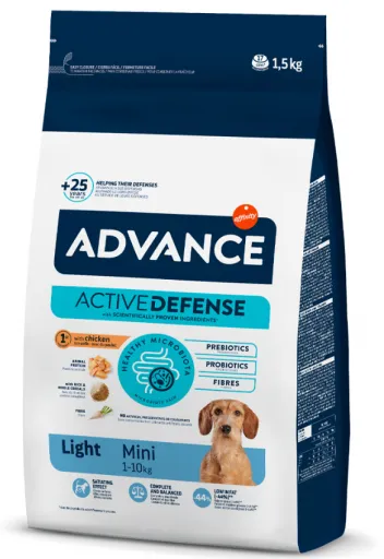 Pienso Light para Perros Mini de Pollo y Arroz 1.5 Kg