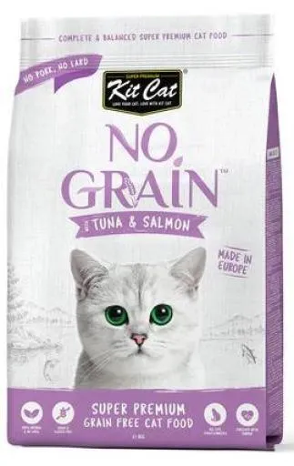 Pienso No Grain Piel y Pelaje con Atún y Salmón para Gatos 1 Kg