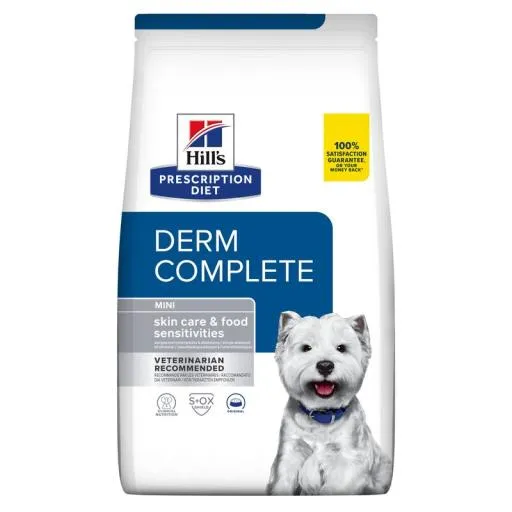 Pienso Prescription Diet Derm Complete Food Sensitives Mini