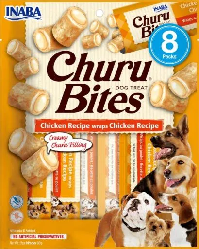 Snack Churu Bites Receta de Pollo para Perros 96 gr