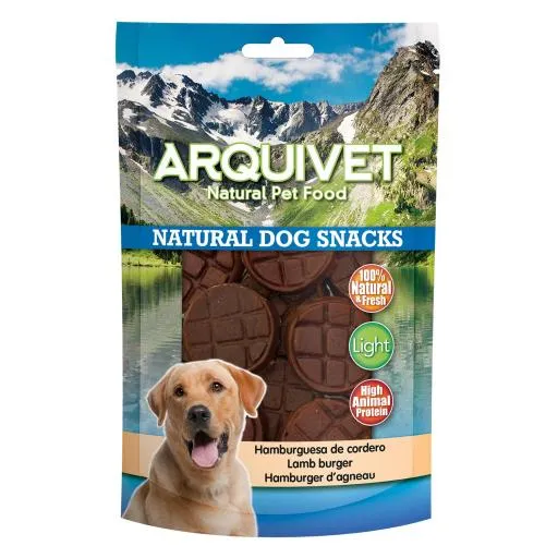 Snack Hamburguesa de Cordero para Perros 100 gr