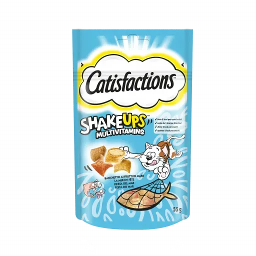 Snacks Shake Ups Fiesta del Mar para Gatos 55 GR