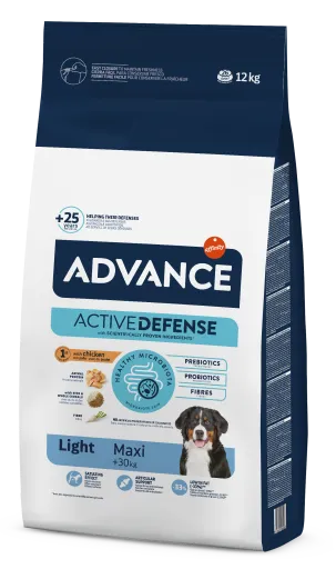 Pienso de Pollo y Arroz para Perro Maxi Light 12 KG