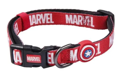 Collar Marvel Rojo para Perros S/M