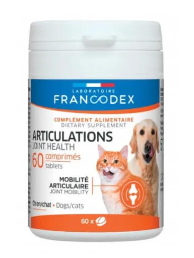 Suplemento para Articulaciones de Perros y Gatos 60 Comprimidos