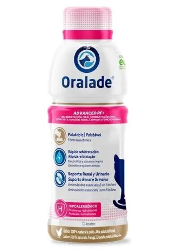 Oralade Advanced Rf+ Solución de Rehidratación Oral en Gatos 330 ml