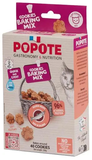 Kit para Preparar Galletas Caseras de Salmón para Gatos 232 gr