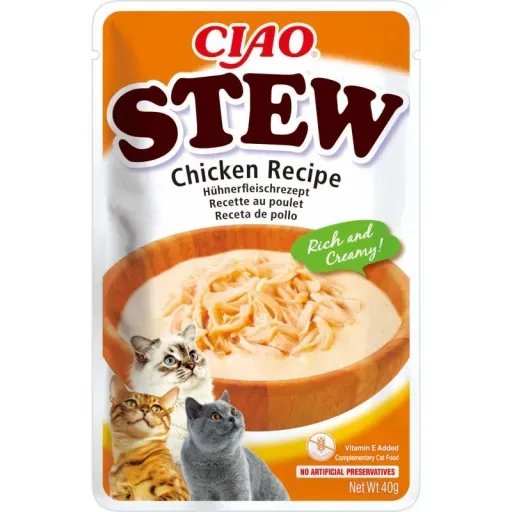 Snack Churu Stew con Pollo para Gatos 40 GR