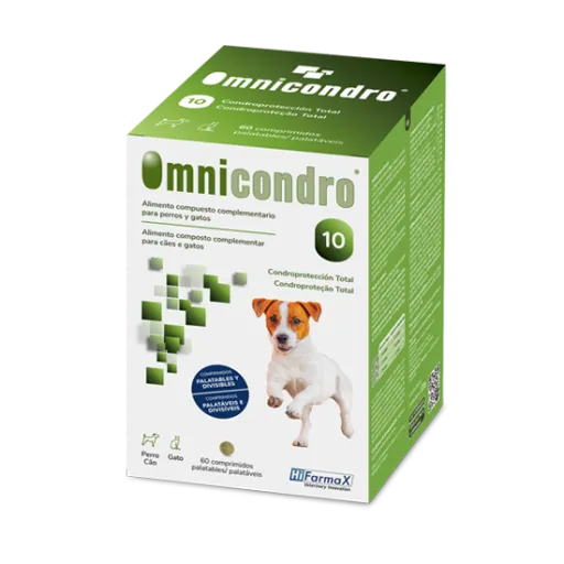 Omnicondro 10 para Perros y Gatos 60 comprimidos
