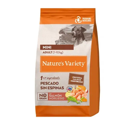 Pienso Mini Adult No Grain Free Salmon para Perros 1.5 Kg