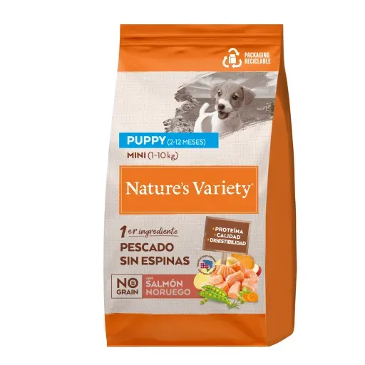 Pienso Puppy Mini No Grain Free Salmon para Cachorros 600 GR