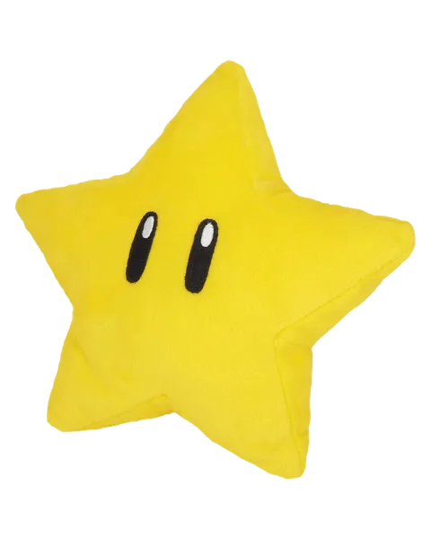 Peluche Super Star Super Mario 18 cm