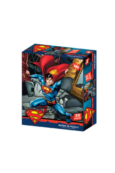 Superman Puzle Lenticular 500 Piezas Dc Comics