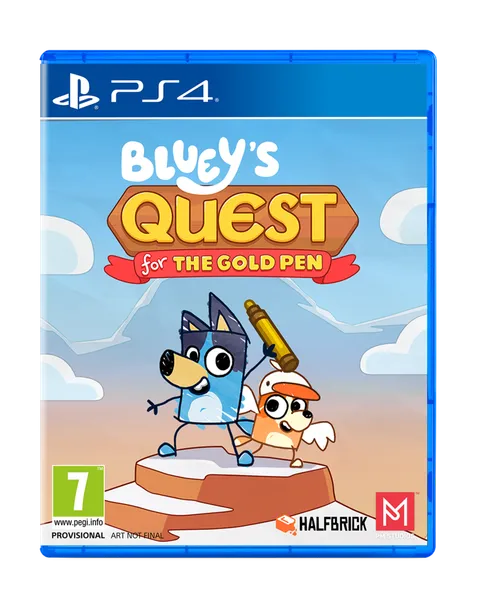Bluey's quest for the Gold Pen