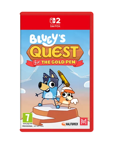 Bluey's quest for the Gold Pen