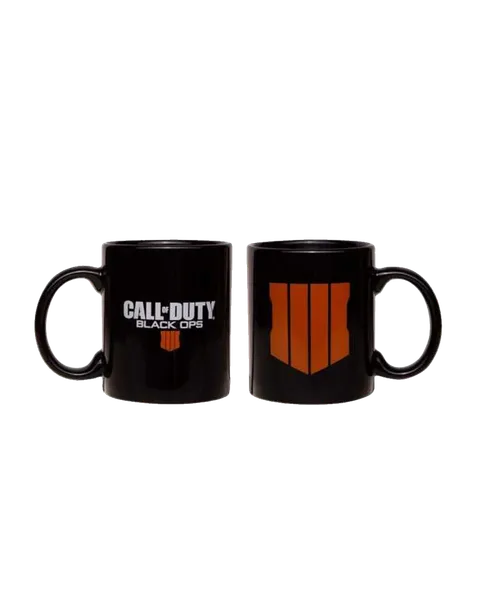 Taza Negra Call Of Duty Black Ops 4
