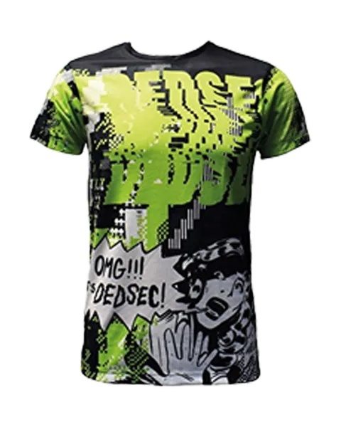 Camiseta Verde/Acido Dedsec Watch Dogs 2 Talla XL