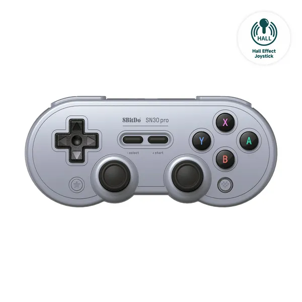 8Bit Do SN30 Pro Gamepad Hall Ed/Gris