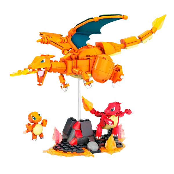 Pokemon Mega Construx - Charmander Evolution Set