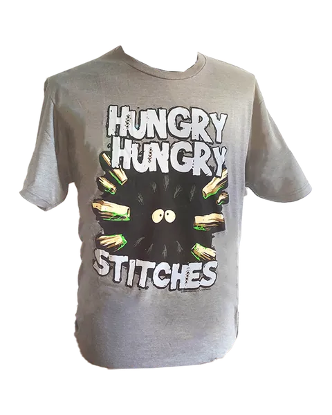 Camiseta Gris Hungry Heroes of the Storm Talla XL