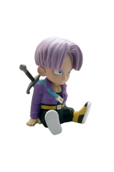 Trunks Sentado Chibi Hucha 15 cm Pvc Dragon Ball