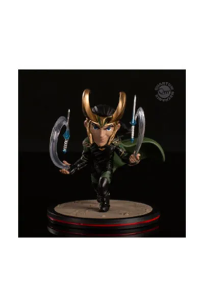 Loki Figura 10 cm Marvel Q-Fig Diorama