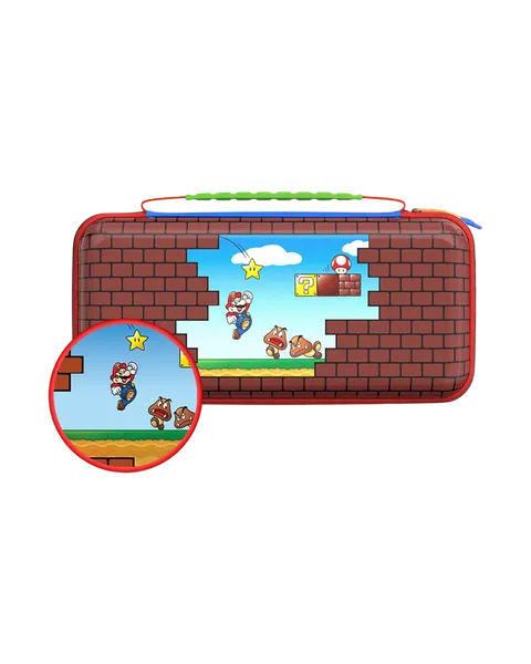 Funda Deluxe Travel Case Mario Bricks