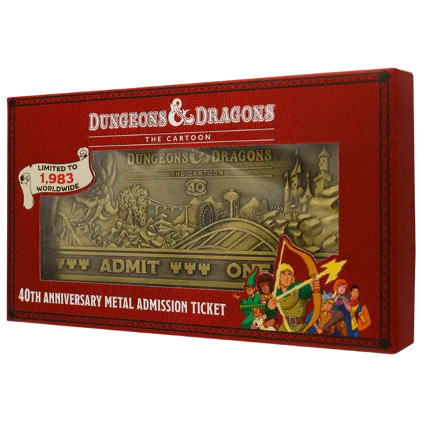 Dungeons & Dragons: The Cartoon 40th Anniversary Rollercoaster Ticket