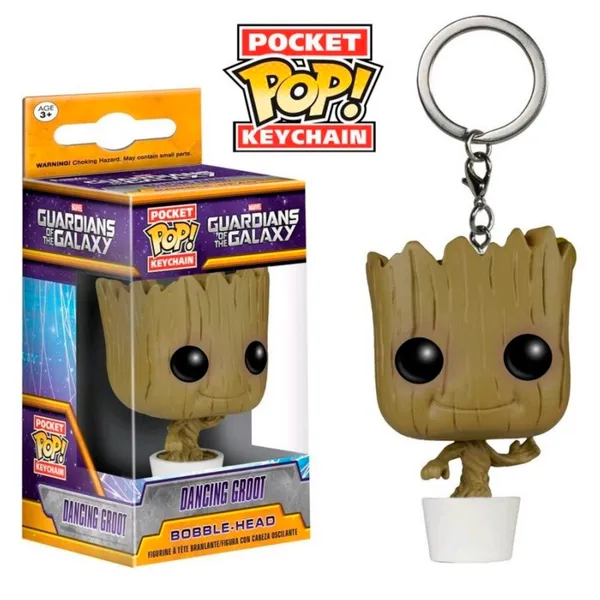 Los Guardianes De La Galaxia - POP Keychain Dancing Groot