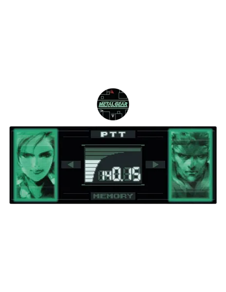 Alfombrilla Metal Gear Solid XL Escritorio Pad & Coaster Set 80x30 cm