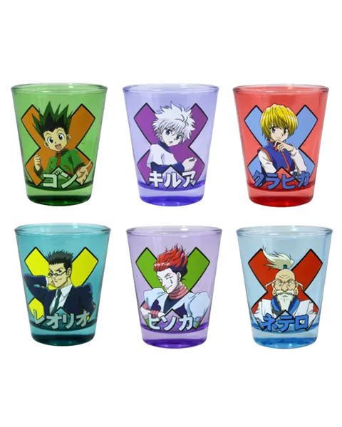 Set de 6 vasos Hunter X Hunter 57 ml