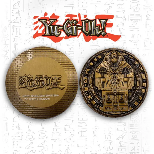 Moneda Millenium Stone Yu-Gi-Oh! Edición Limitada Replica
