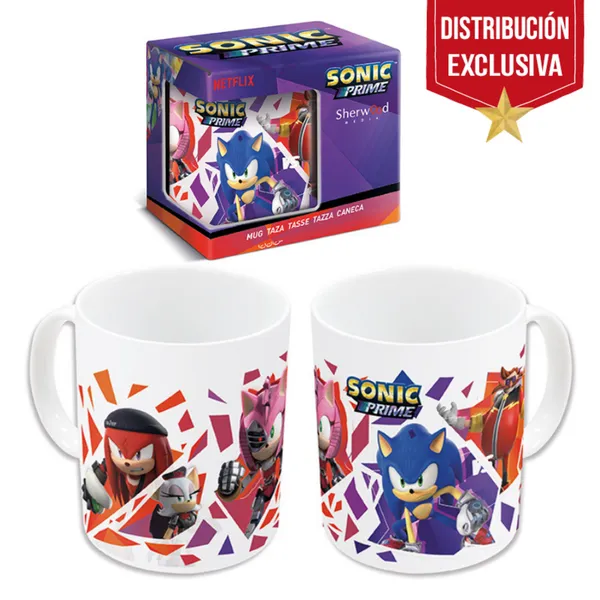 Sonic - Taza De 325 ml Blanca Sonic & Co