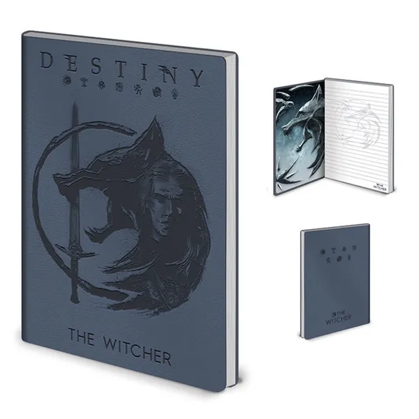 The Witcher - Cuaderno A5 Flexi The Sigils & The Wolf