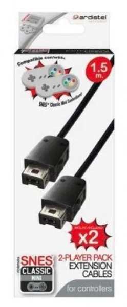 Pack 2x Cable Extension Mando Nintendo SNES Classic Mini 1,5